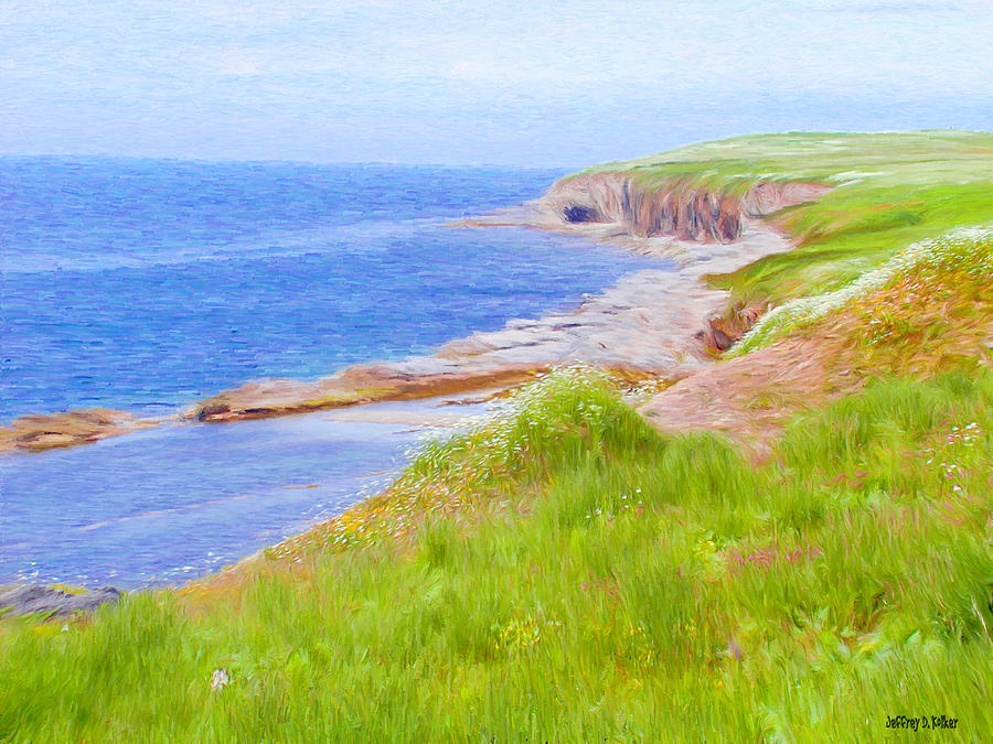 Shores of Newfoundland Painting by Jeffrey Kolker