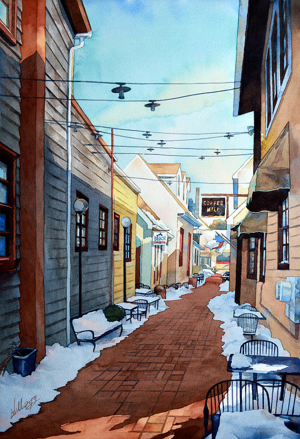Shortcut to Baltimore St. Painting by Mick Williams