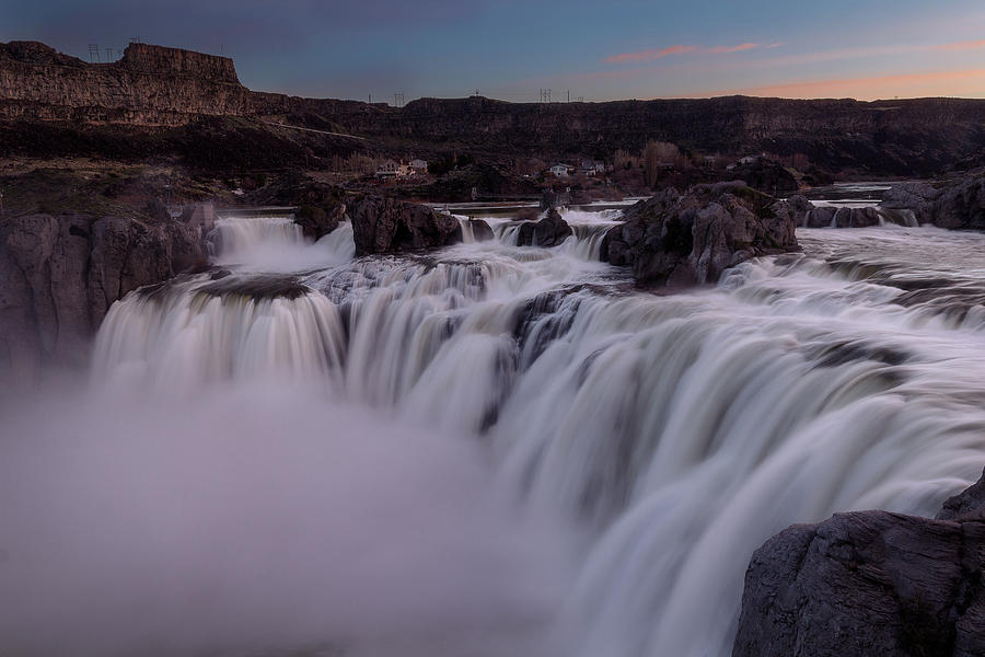 Shoshone Falls at Sunrise Photograph by Jarrett Griffin - Fine Art America