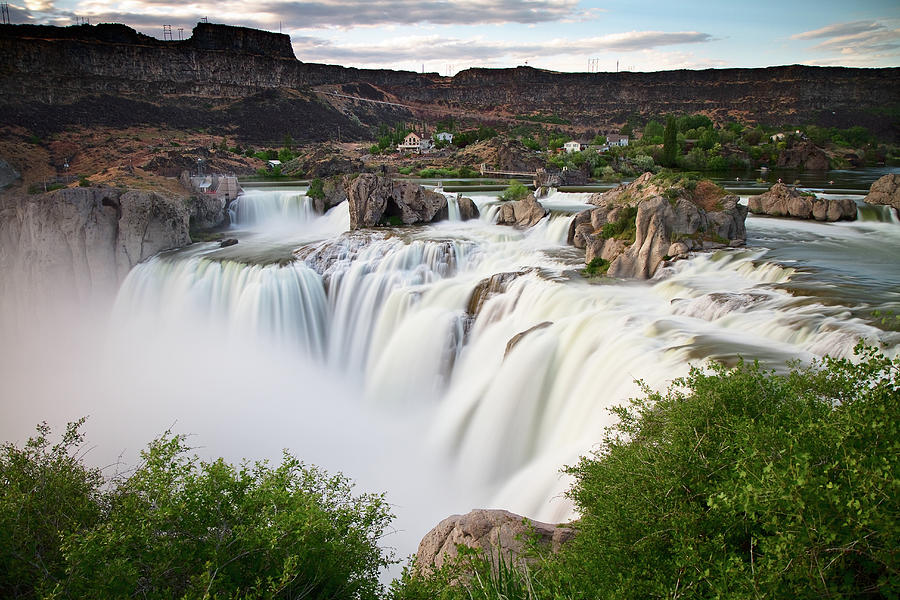 Shoshone Falls on the Snake River Photograph by David M Porter - Fine ...