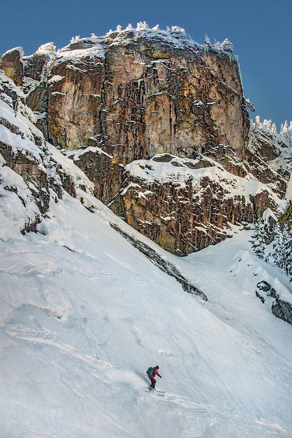 Skiing Photograph - Shot Six Entrance by Geoffrey Ferguson