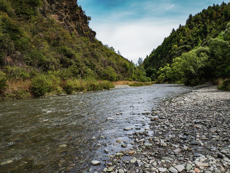 Shotover River, Ford of Bruin Photograph by Walt Sterneman