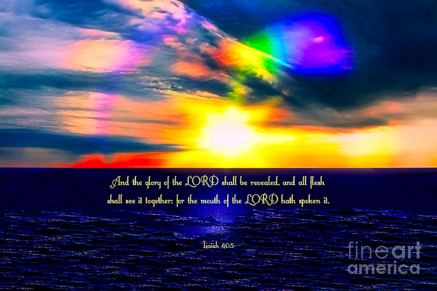 Show Me Your Glory With Scripture Photograph