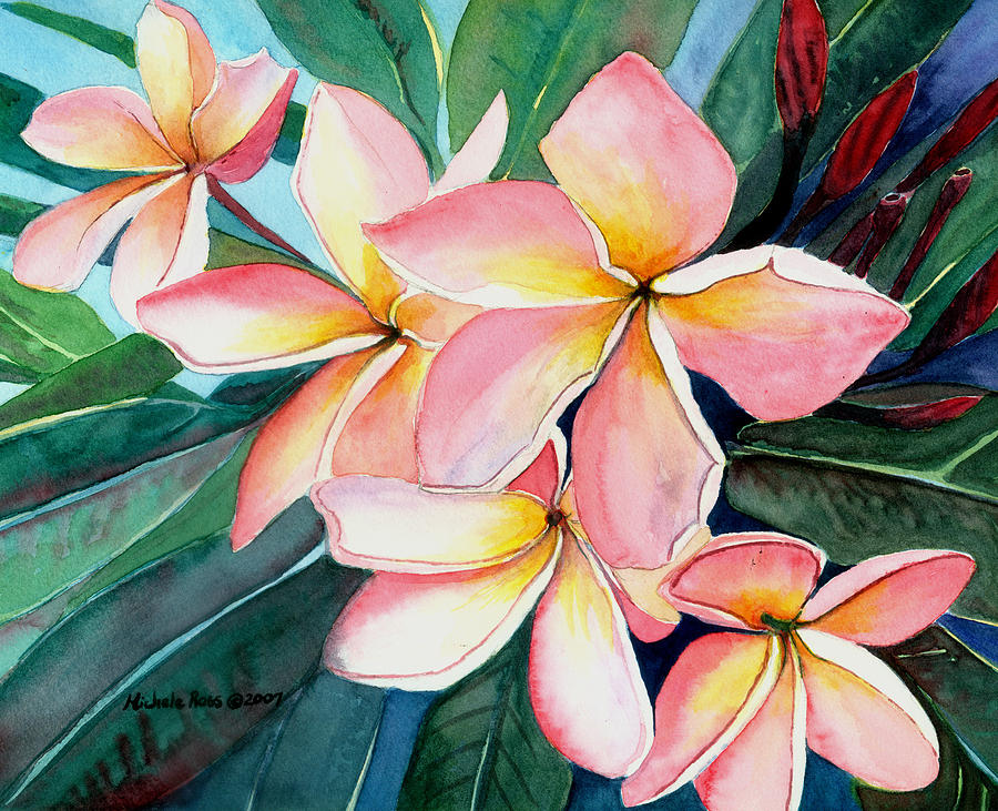 Watercolor Painting - Show Off by Michele Ross
