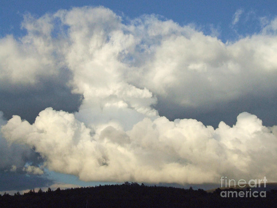 Shower Cumulus Clouds Photograph by Phil Banks