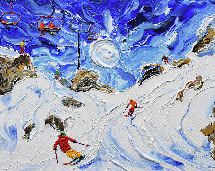 Shreddin Painting by Pete Caswell