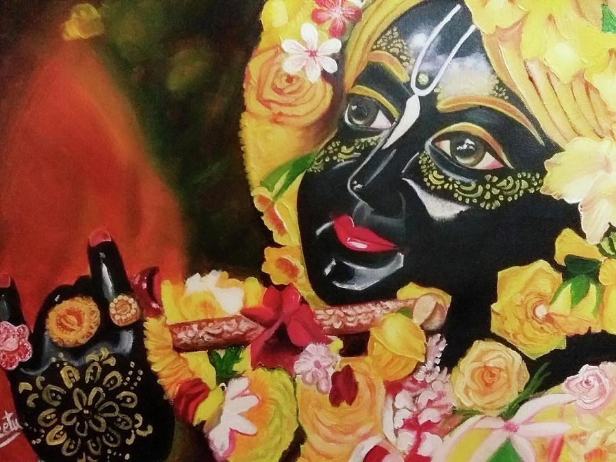 Shree Krishna Painting - Shri krishna by Neetu chouhan