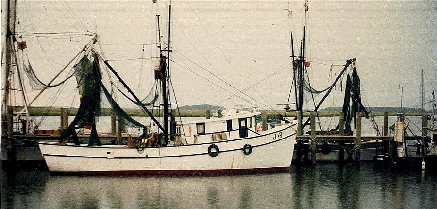 Shrimp Boat at Port Royal Photograph by Lois Lepisto