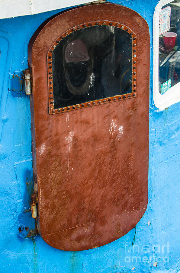 Shrimp Boat Door Photograph