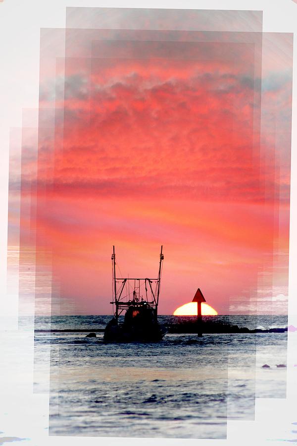 Shrimp Boat Sunset Photograph by Sheri McLeroy