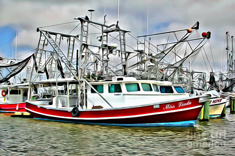 Shrimpers 2 Photograph by Carey Chen