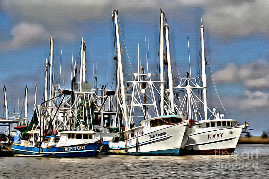 Shrimpers Photograph by Carey Chen
