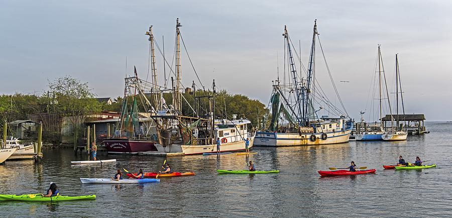 Shrimping and Canoeing In Charleston SC Photograph by Willie Harper