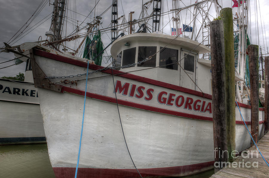 Shrimping Season Aboard Miss Georgia Photograph