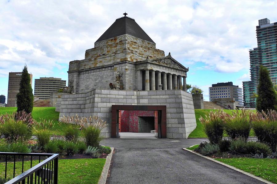 Shrine of Remembrance in Melbourne Photograph by Kirsten Giving