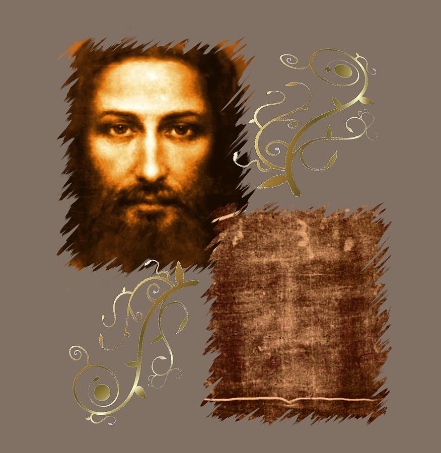 cloth with jesus face