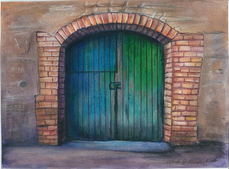 Shut the Door Drawing by Linda Nielsen