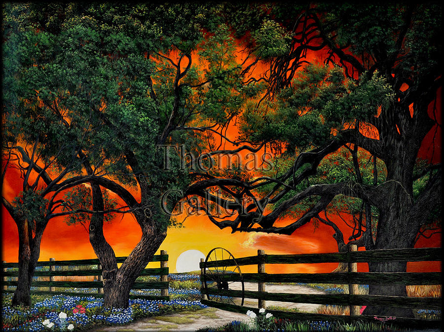 Thomas Butler Painting - Shut the Gate by Thomas Butler