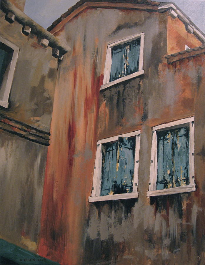 Shuttered Painting by Outre Art Natalie Eisen