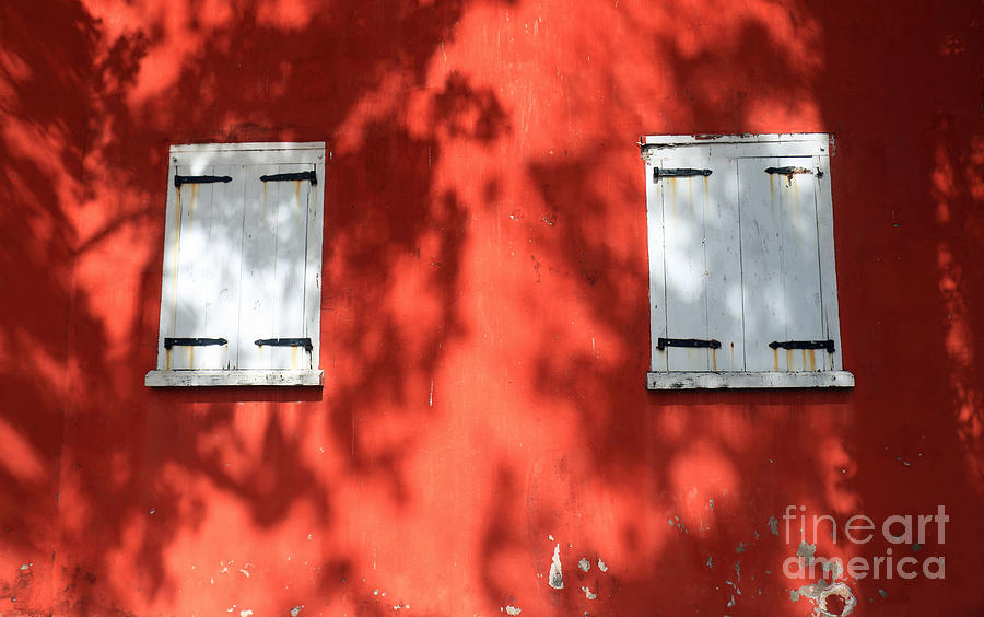 Shutters and Shadows Photograph by Mary Haber