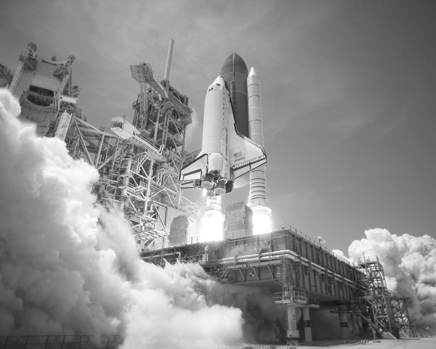 Shuttle Atlantis Launching - May 14, 2010 Photograph by War Is Hell Store