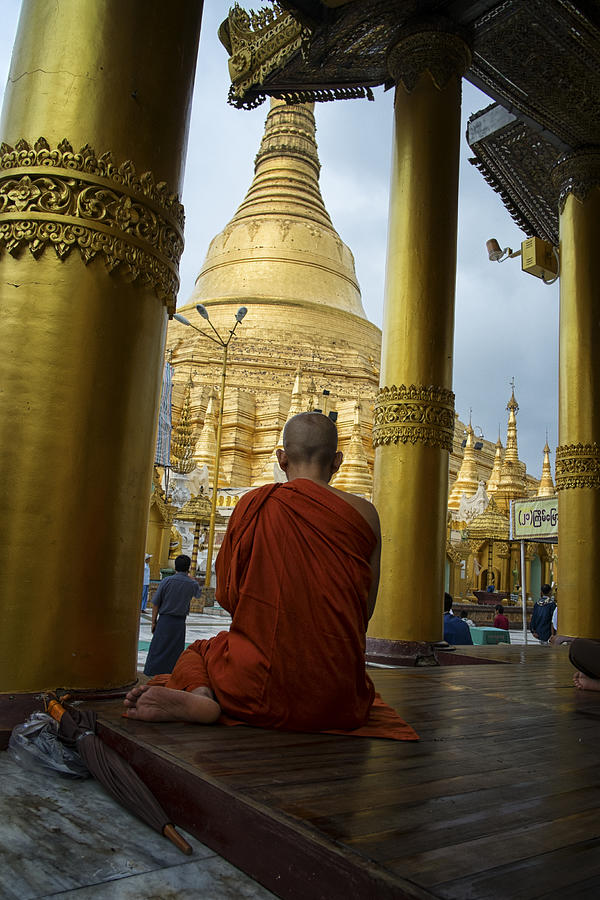 Shwedagon Silence Photograph by David Longstreath