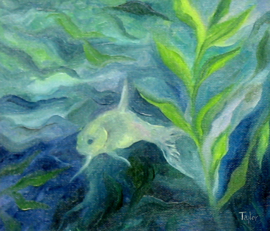Shy Little Fish Painting by FT McKinstry