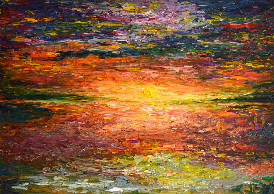 Shy Sunset Painting by Chiara Magni