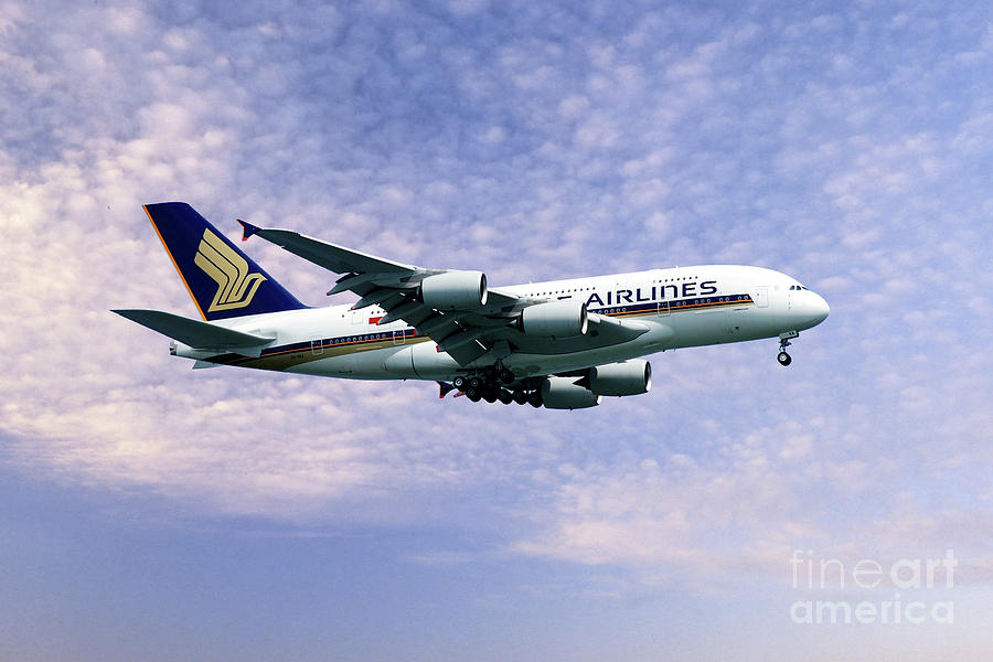 Sia A380 9v-ska Digital Art by Airpower Art