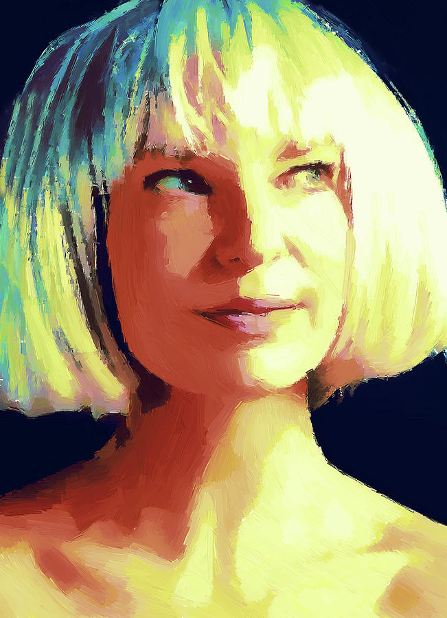 Sia Paint Portrait Digital Art by Yury Malkov | Fine Art America