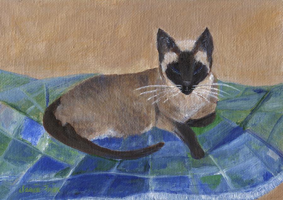 Siamese Nap Painting by Jamie Frier