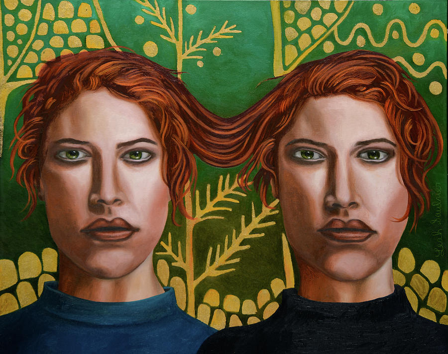 Siamese twins 5 Painting by Leah Saulnier The Painting Maniac