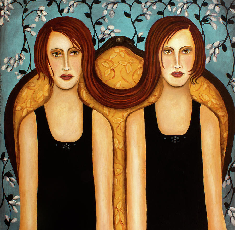 Siamese Twins Painting by Leah Saulnier The Painting Maniac - Fine