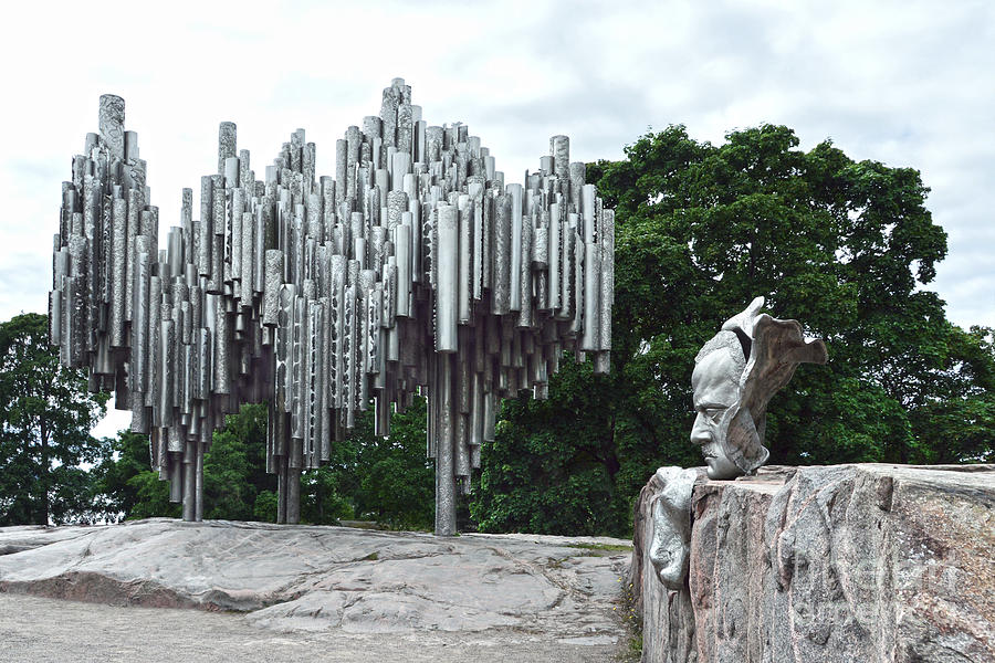 Sibelius Monument Photograph by Catherine Sherman