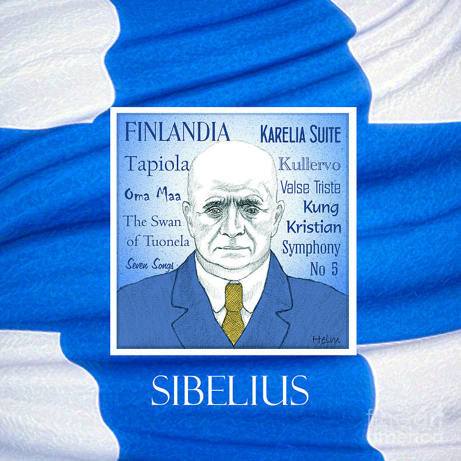 Sibelius Mixed Media by Paul Helm