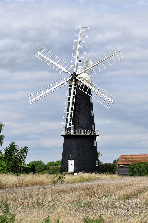 Sibsey Trader Windmill Photograph by Steev Stamford