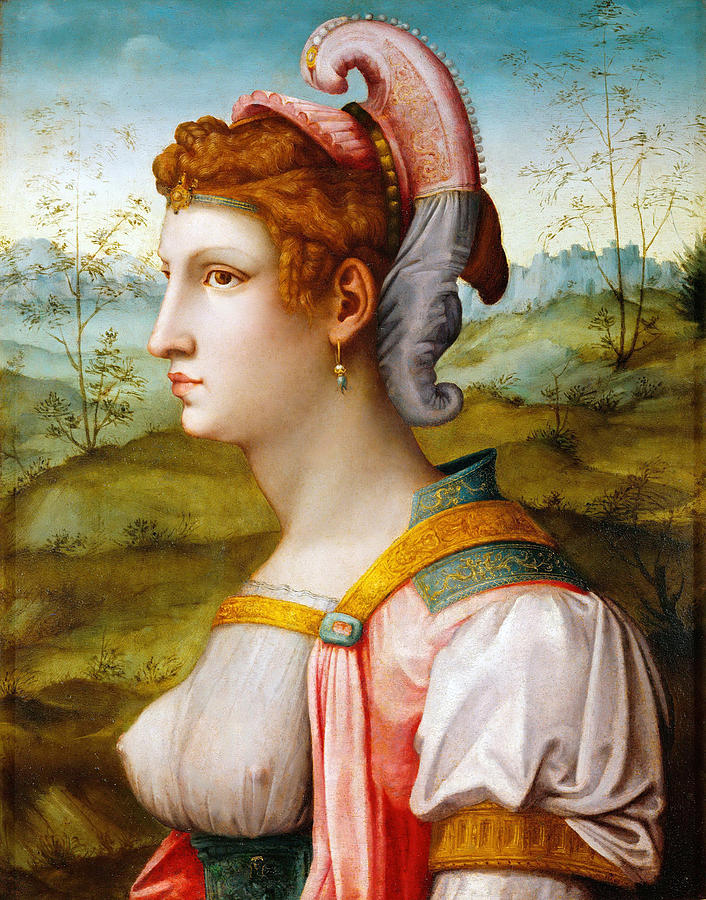Bacchiacca Painting - Sibyl by Bacchiacca