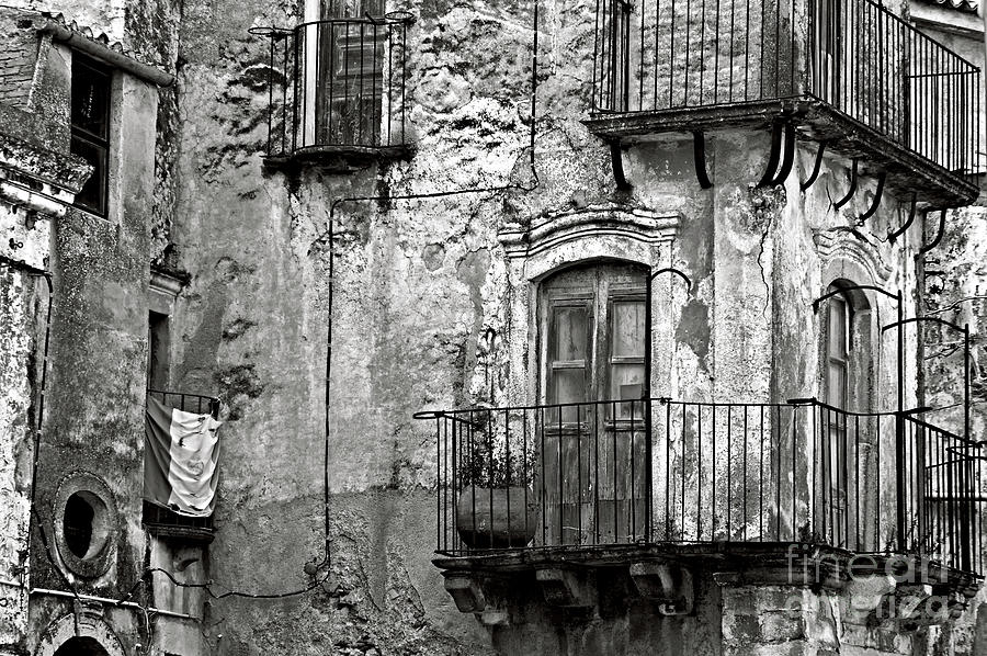 Sicilian Medieval Facade Photograph by Silva Wischeropp