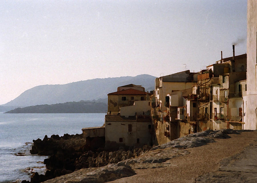 Sicilian Sea Side Town Photograph by John Vincent Palozzi
