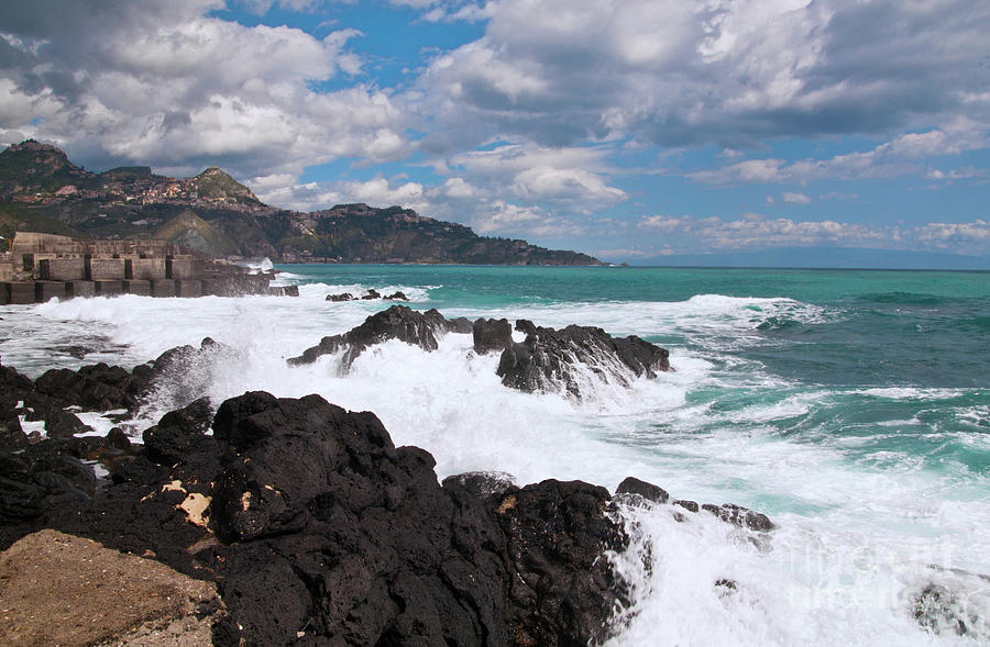 Sicilian Stormy Sound Photograph by Silva Wischeropp