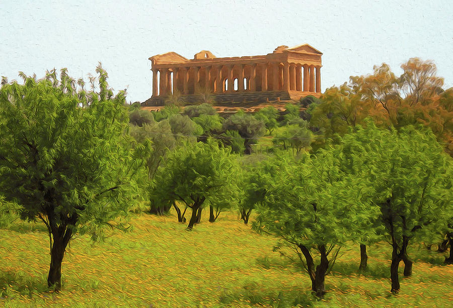 Sicily, Agrigento And The Valley Of The Temples - 10 Painting