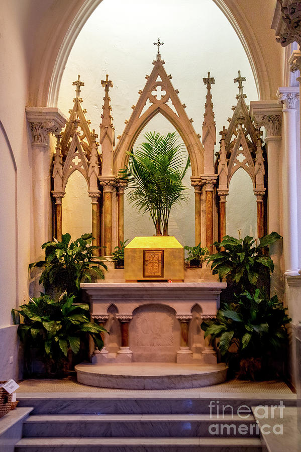 Side Altar Photograph by William Norton