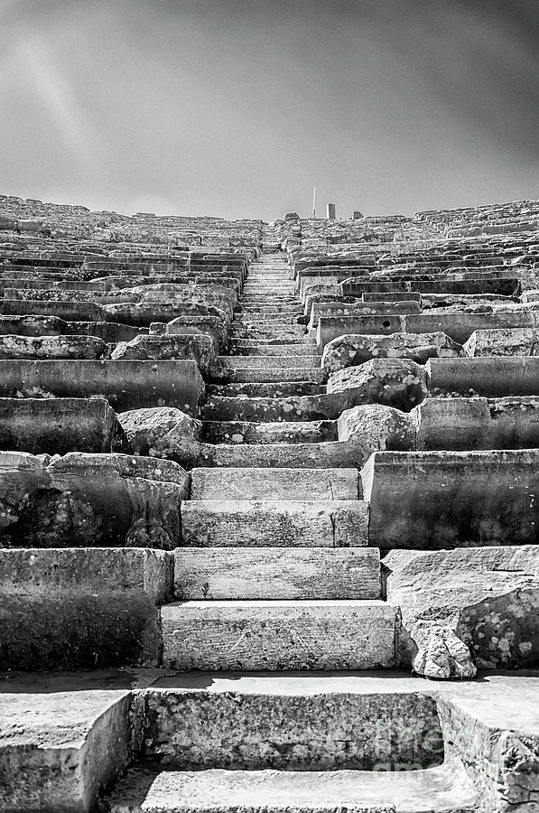 Side Amphitheatre Stairway Photograph by Antony McAulay