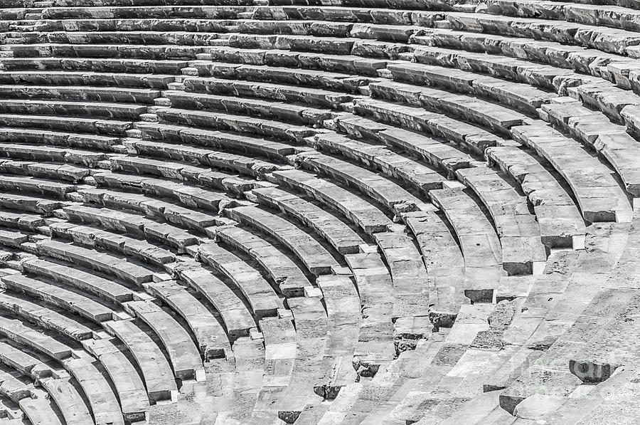 Side Amphitheatre Steps Photograph by Antony McAulay