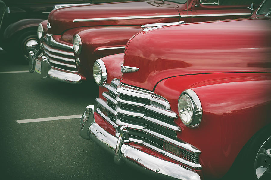 Classic Cars Photograph - Side by Side by Caitlyn Grasso