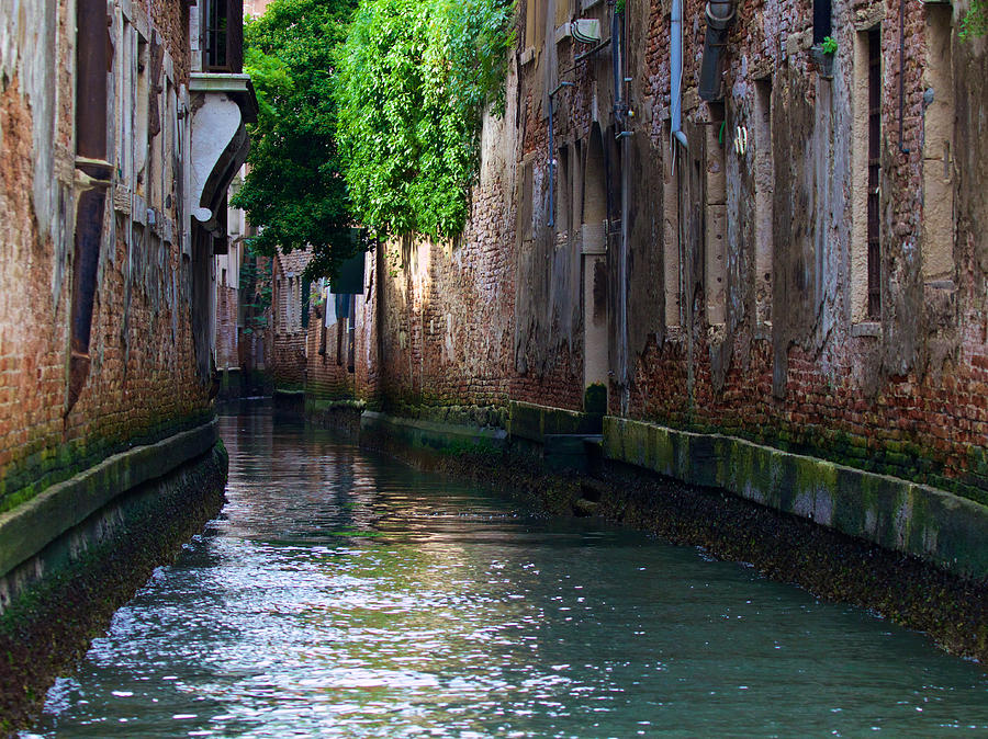 Side Canal Photograph by David Beebe