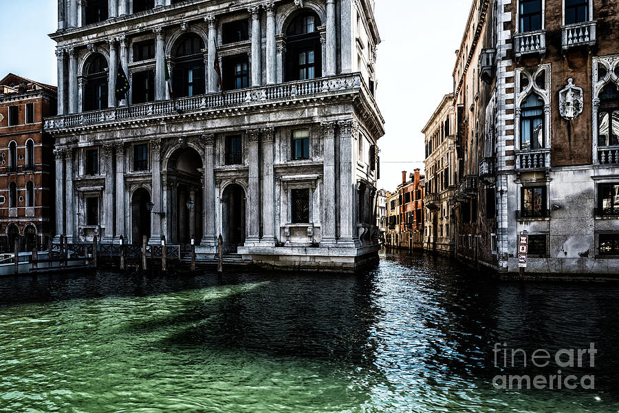 Venice Side Canal Photograph by M G Whittingham