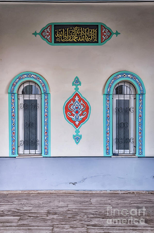 Side Fatith Mosque Windows Photograph by Antony McAulay