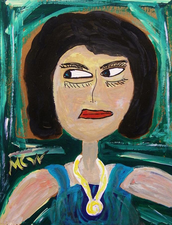 Side Glance Painting by Mary Carol Williams