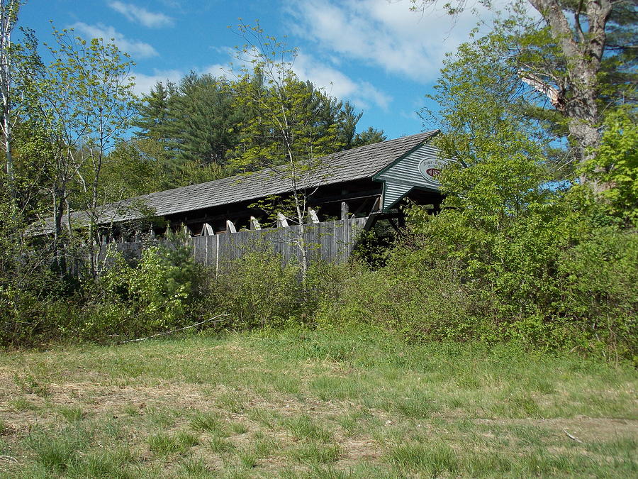 Side of a Covered Bridge Photograph by Catherine Gagne